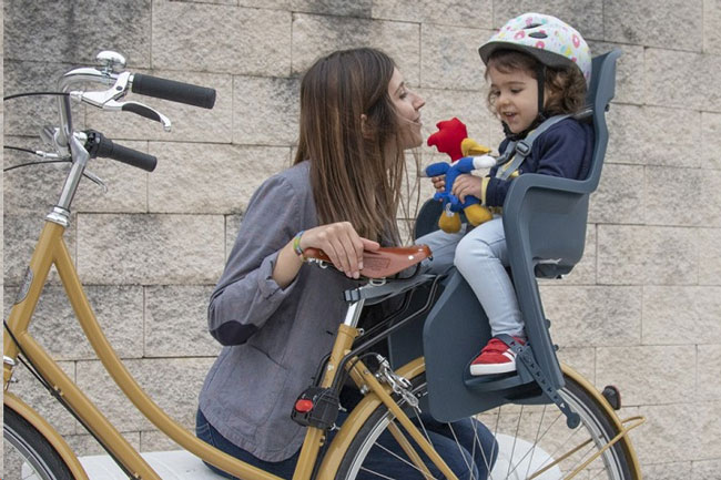 protesta De este modo ruptura Cómo elegir una silla portabebés para bicicleta | Blog Mammoth
