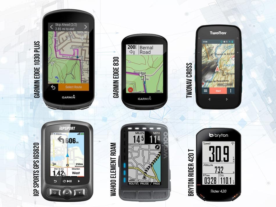 Dispositivos GPS específicos para ciclismo