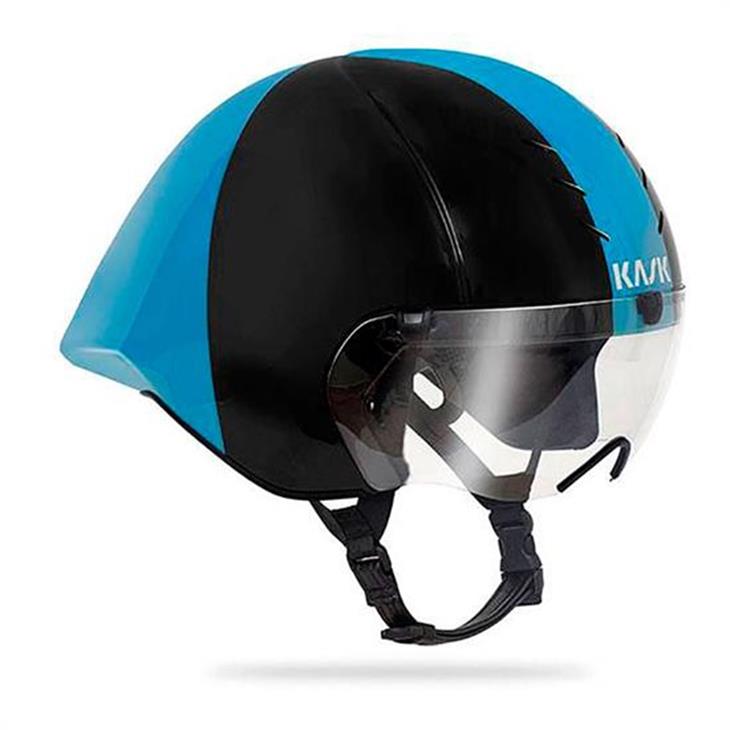 kask Helmet MISTRAL BLACK LIGHT BLUE 19