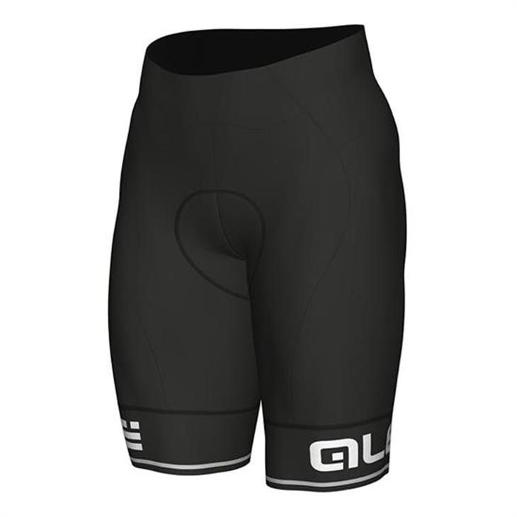 Cuissards Ale SOLID CORSA SHORTS BLK-WHT 19