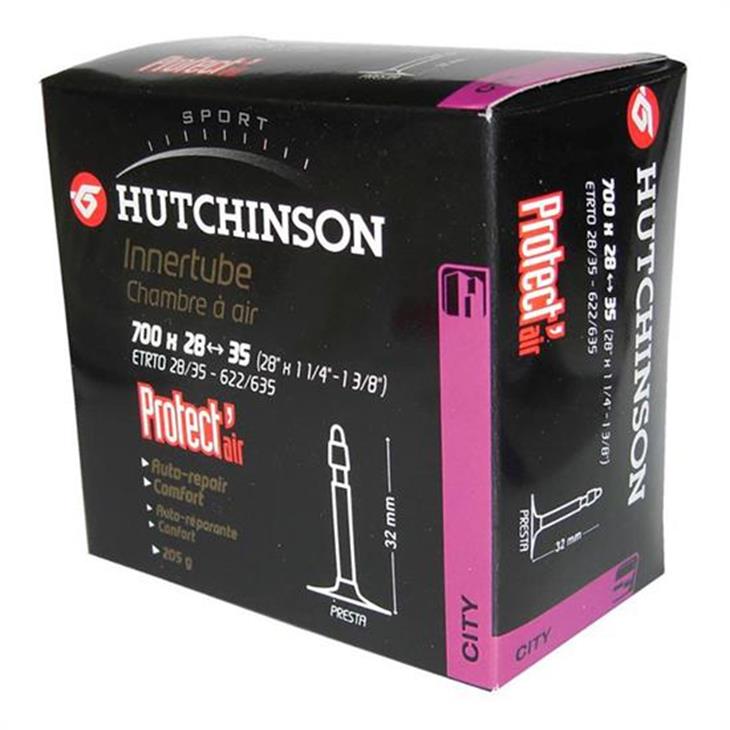 Rör hutchinson 28" 700x28/35 Antipinchazos Presta 48mm