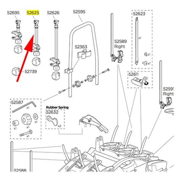 Accesorio Thule Bici Medio Velocompact 925 S/ce