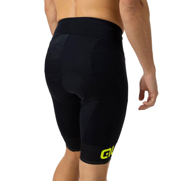 Pantaloncini ale SOLID CORSA SHORTS BLK FLUO YLW 19
