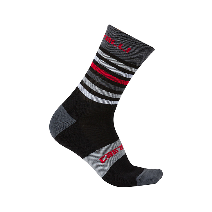  castelli Gregge 15 Sock BLACK RED