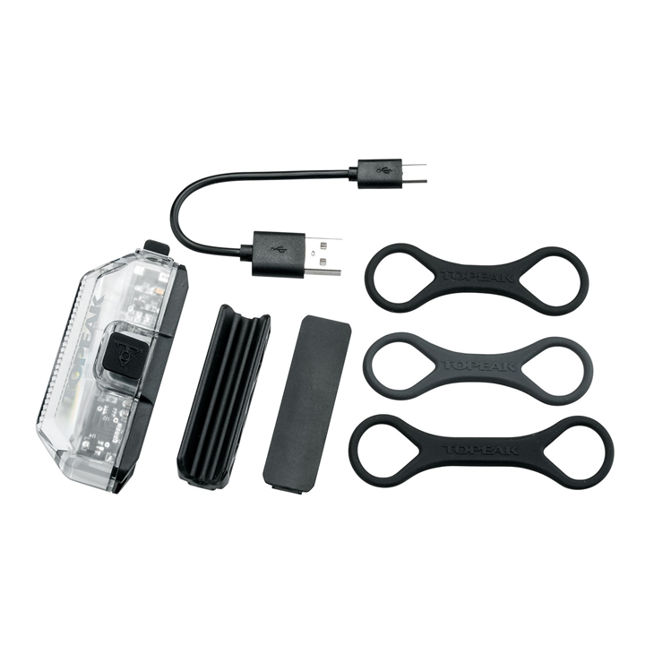 Lumière de Devant topeak WhiteLite Aero USB 1W