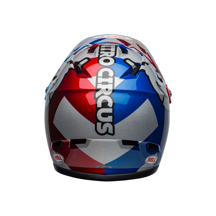 Capacete bell SANCTION RED/SIL/BL NITRO CIRCUS 19