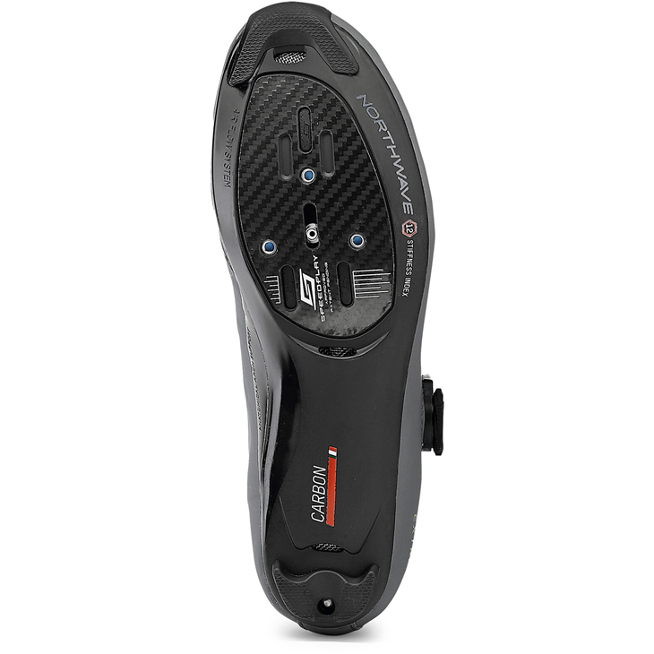 Chaussures De Vélo De Route Northwave Extreme GT 2 - Taille 39 1/2 - Anthracite/Argent