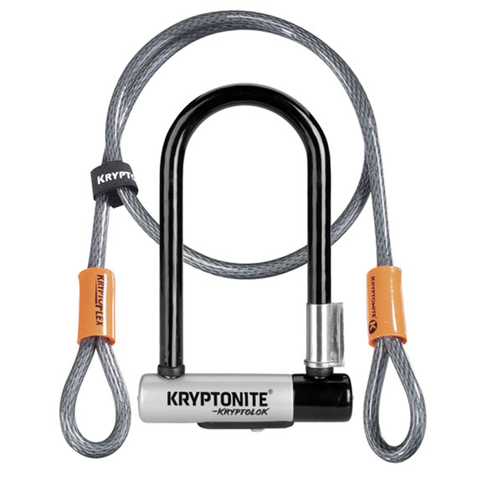 Anti-tyveri kryptonite Kryptolok Mini-7+ 4" Flex Cable
