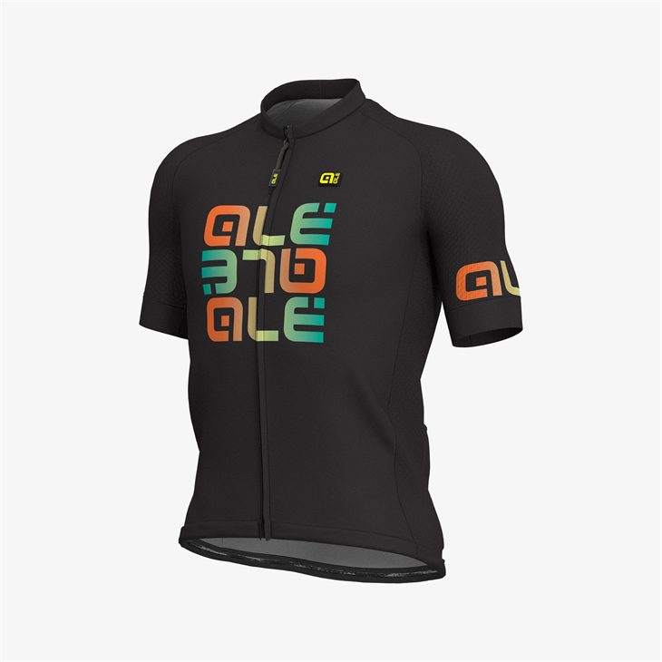 Maillot ale SOLID MIRROR SS JERSEY BLK 19