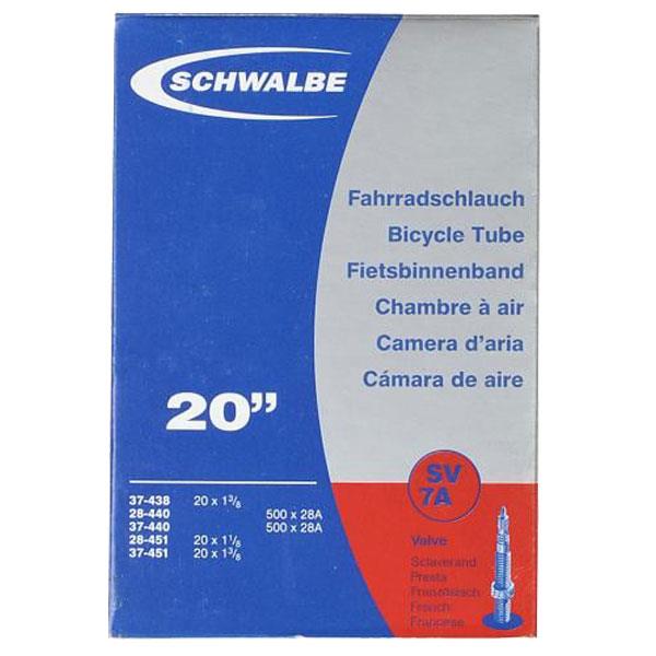 Schwalbe Tube 20x1 1/8-1 3/8 VALVULA PRESTA 40 mm