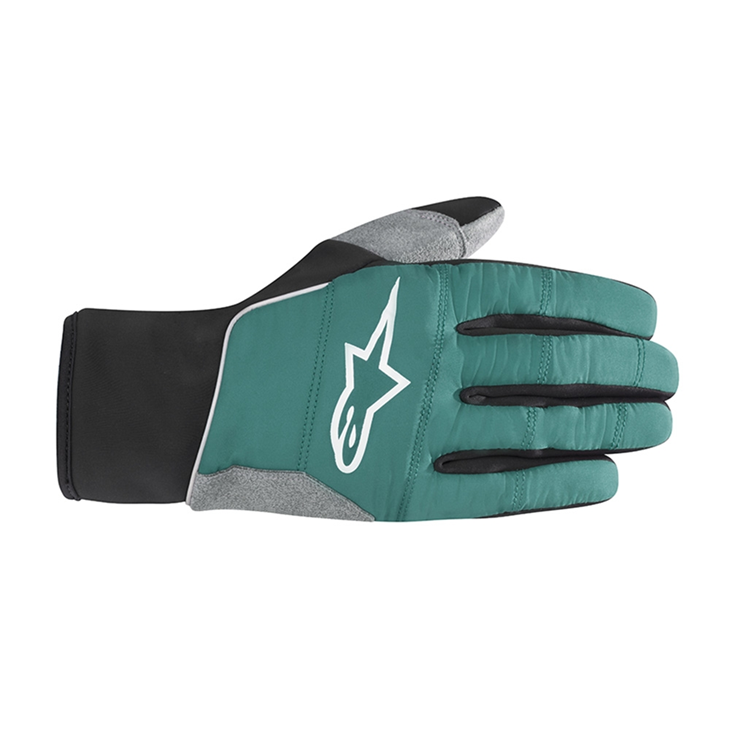 Handskar alpinestars Guantes Cascade Warm Emerald Negro