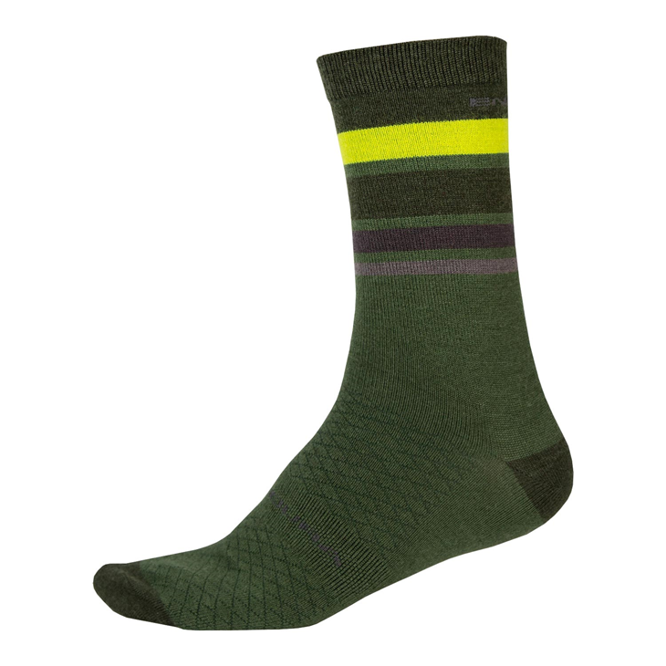 Calcetines endura Baabaa Merino Stripe Sock II