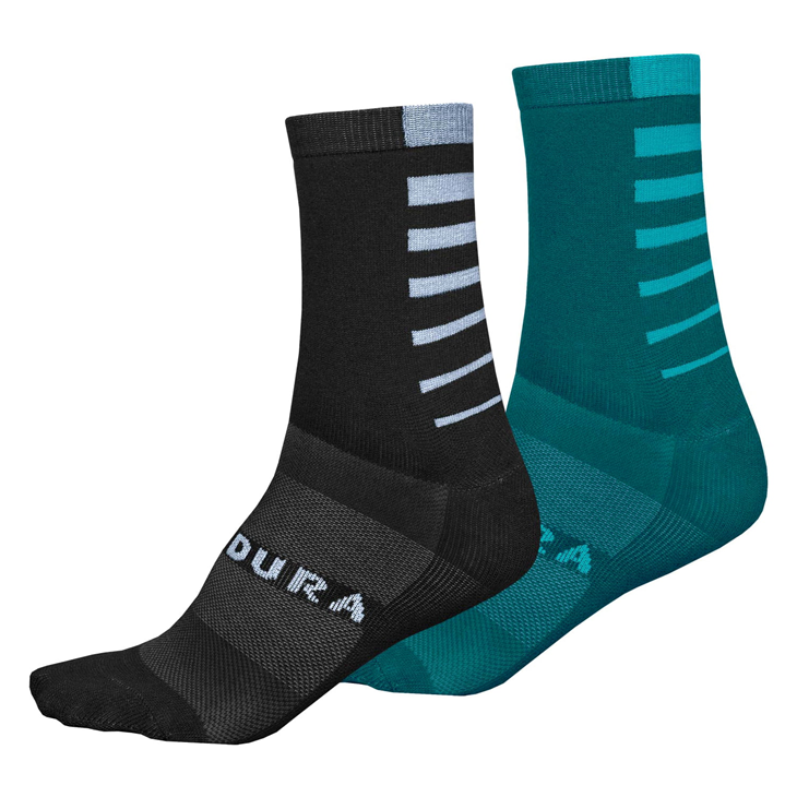 endura Socks Stripe Coolmax (2 Pack)