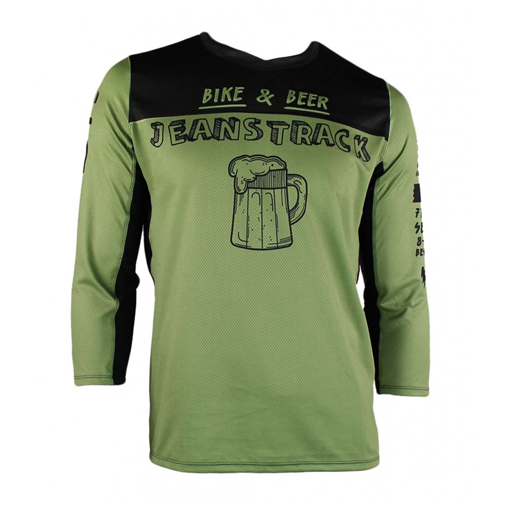 Tröja Jeanstrack Camiseta Tecnica Mtb Bike & Beer 3/4