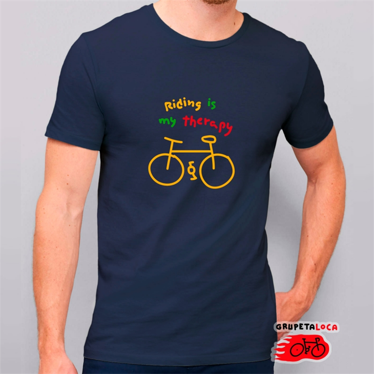 Camiseta grupeta loca Riding Therapy