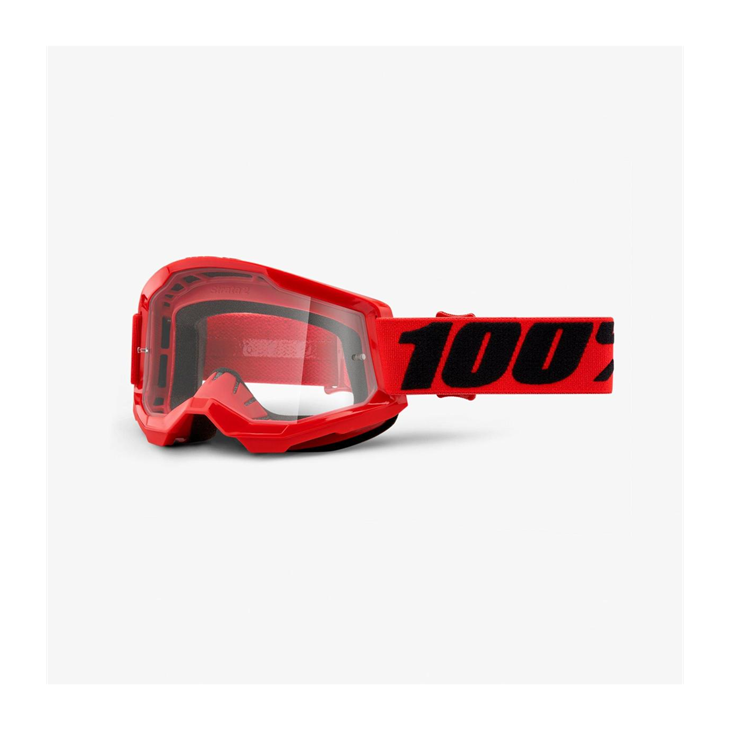 Maske 100% Strata 2 Red/Clear