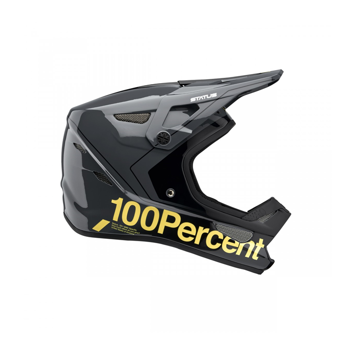 Casco 100% Status Youth Carby Charcoal