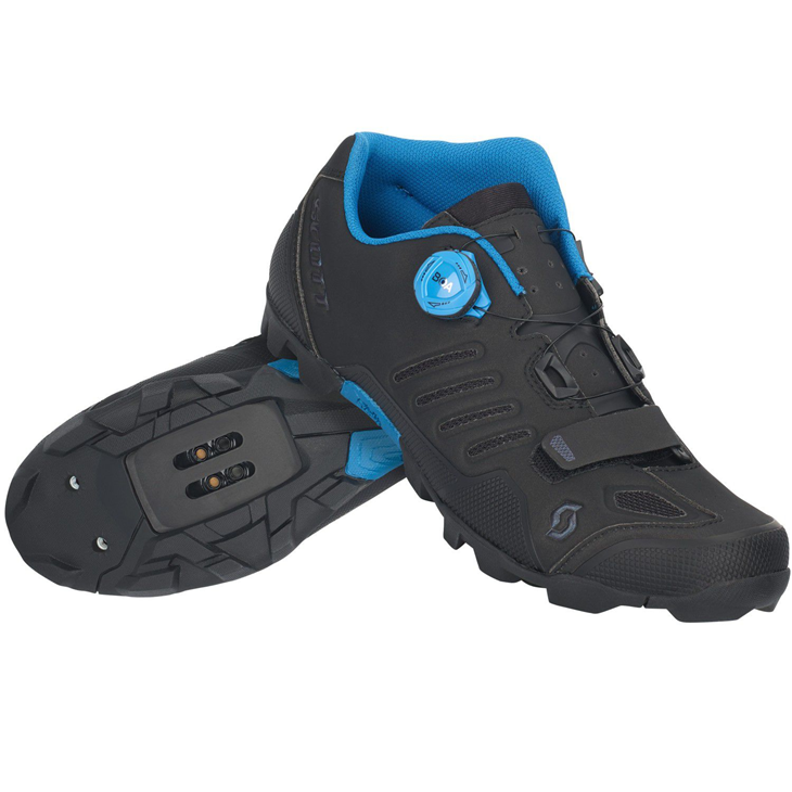 Scott SHR-Alp Lace Strap Scarpe MTB Da Uomo - Suola Piatta, Taglia EU 45, Design Con Lacci E Cinturino