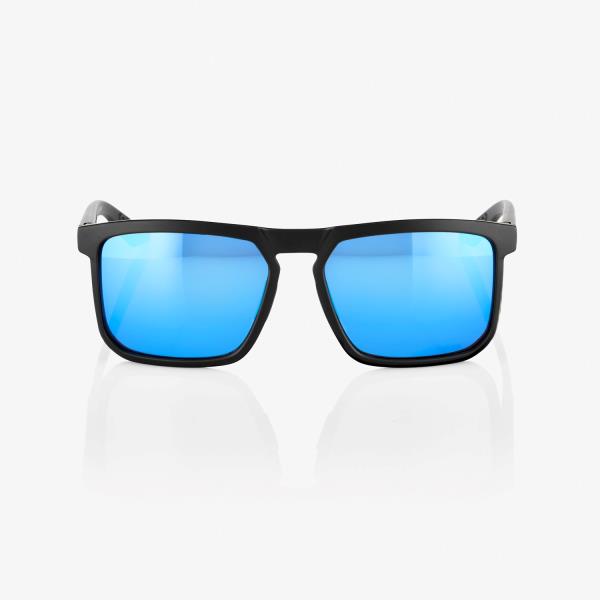 Solbriller 100% Renshaw Matte Black / Hiper Blue Multi