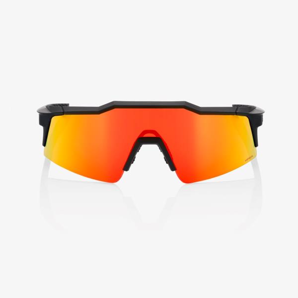 100% Sunglasses Speedcraft Sl Soft Tact Black Hiper Red