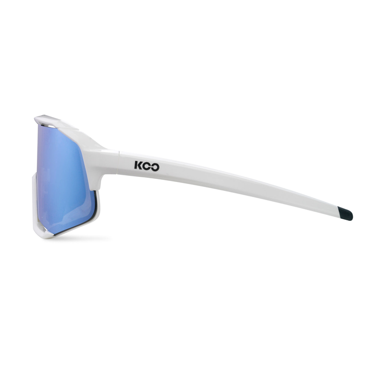 Sonnenbrille koo Demos White Turquoise (Turquoise Lenses)