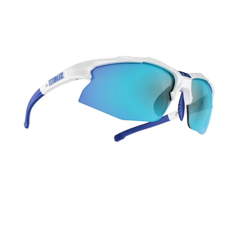 Solglasögon bliz Hybrid White Smoke W/Blue Multi