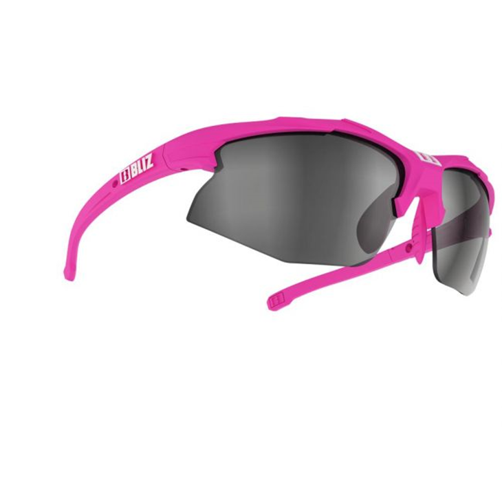 Sonnenbrille bliz Hybrid Small Pink Smoke W/Silver Mirror