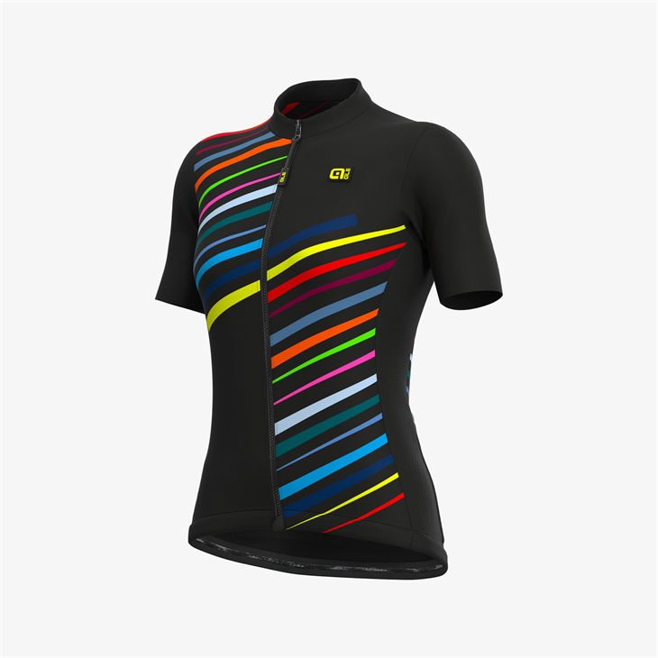 Tröja ale Maillot Mujer Mc Solid Flash