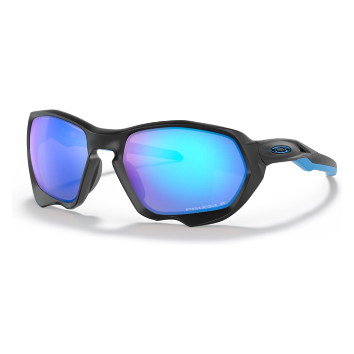 Okulary przeciwsłoneczne oakley Plazma Matte Black/Prizm Sapphire Polarized