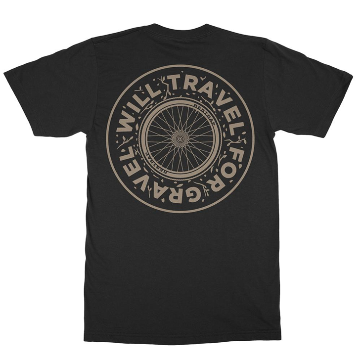 T-shirt restrap Will Travel For Gravel