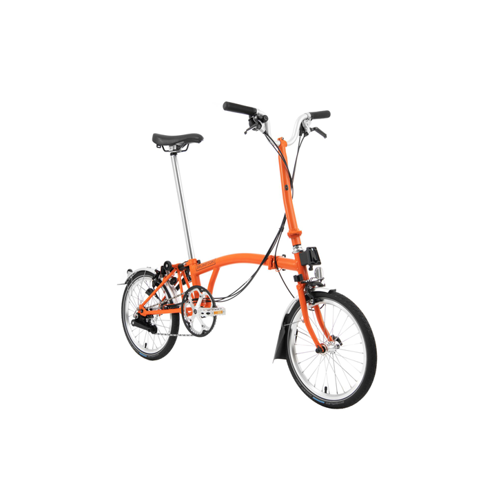 Bicicletta brompton H6L SP6 Orange/ Orange