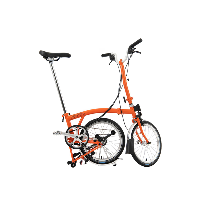 brompton Bike H6L SP6 Orange/ Orange