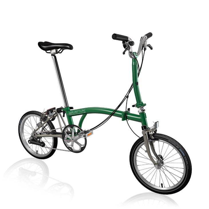 Bicicletta brompton M6E/mRG/eTi/FCB/REV/SX/Ti/ Racing Green