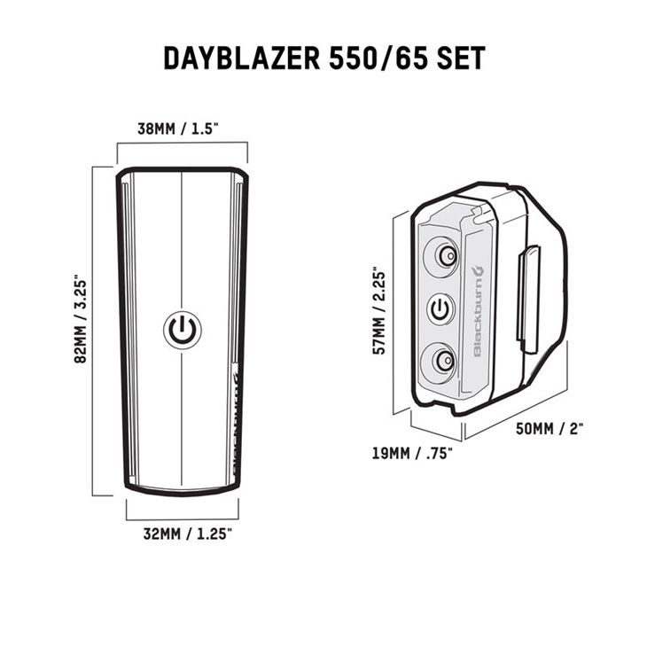 blackburn Light Set Dayblazer 550+65