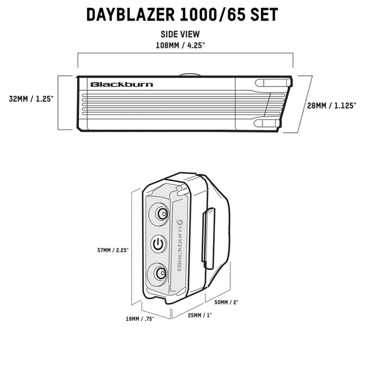 blackburn Light Set Dayblazer 1000+65