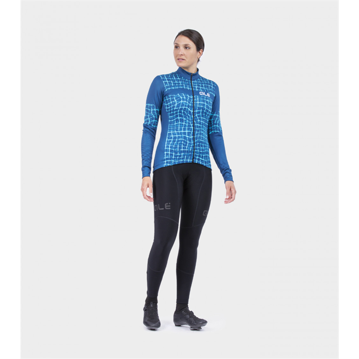 Tröja ale Maillot Ml Mujer Solid Wall
