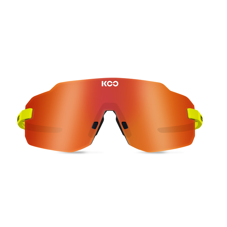 Lunettes koo Supernova Yellow Fluo Red/Red Mirror