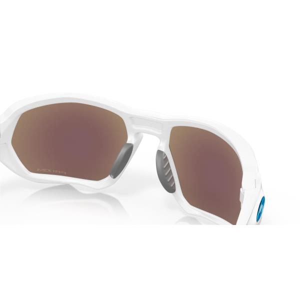 Okulary przeciwsłoneczne oakley Plazma Matte White / Prizm Sapphire