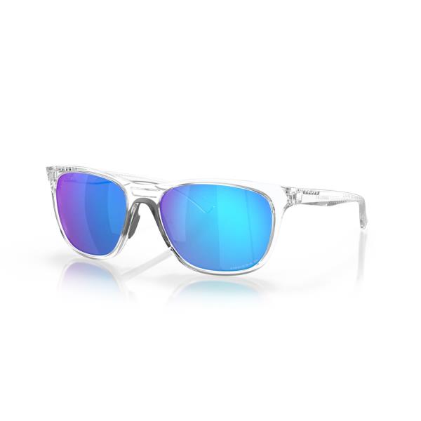 Okulary przeciwsłoneczne oakley Leadline Clear / Lente Prizm Sapphire Polarizada