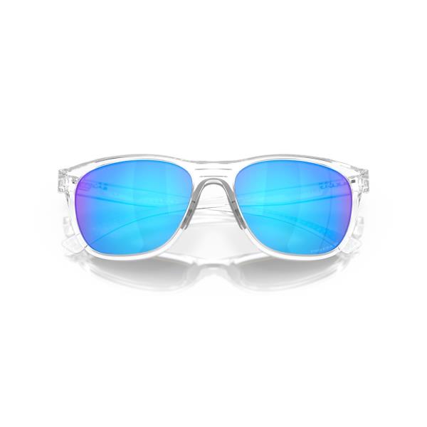 Okulary przeciwsłoneczne oakley Leadline Clear / Lente Prizm Sapphire Polarizada