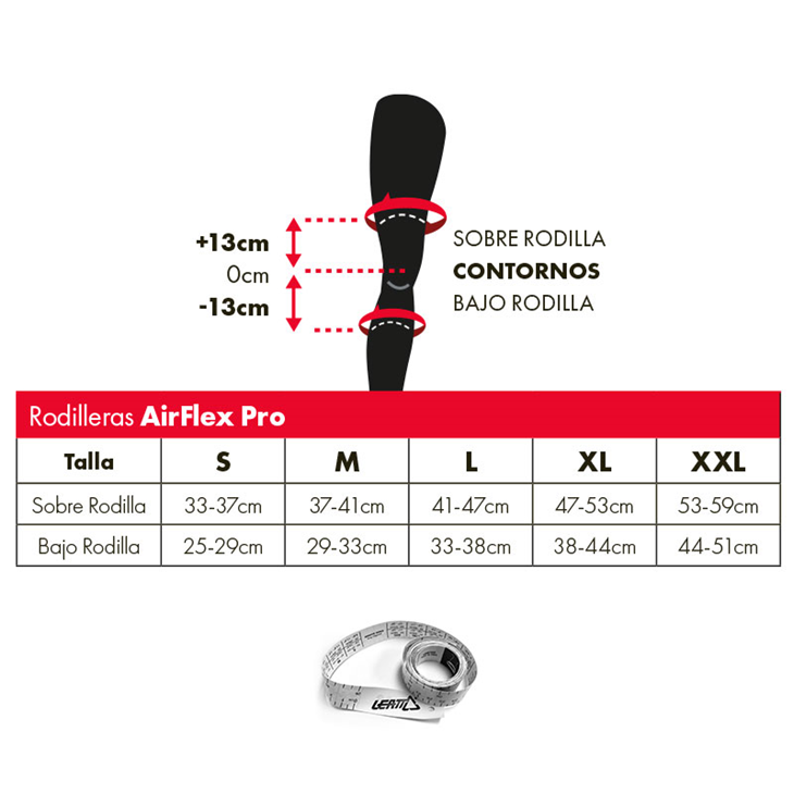 Rodilleras leatt AirFlex Pro