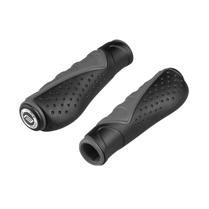 Poignées Vélo KCNC TPR1 ERGO - Paire De Grips En Gomme Avec Acouples - Neuf