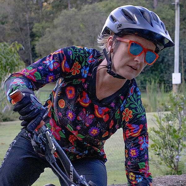  cycology Frida Women'S Long Sleeve Mtb Jersey