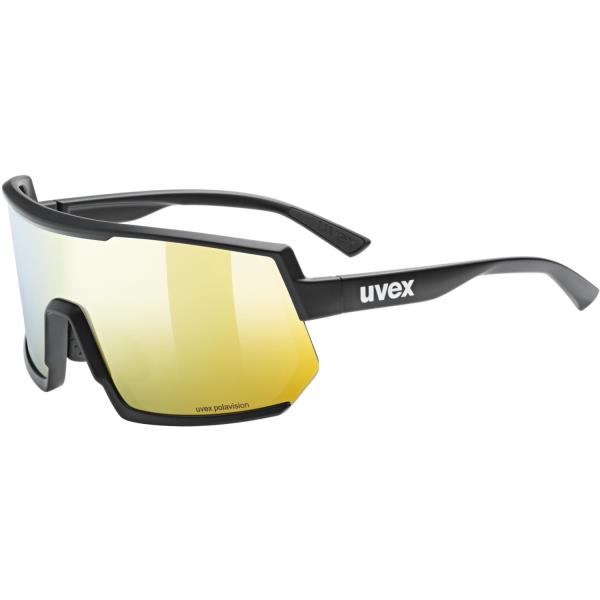 Gafas uvex Sportstyle 235 P Black Matt / Mirror Yellow