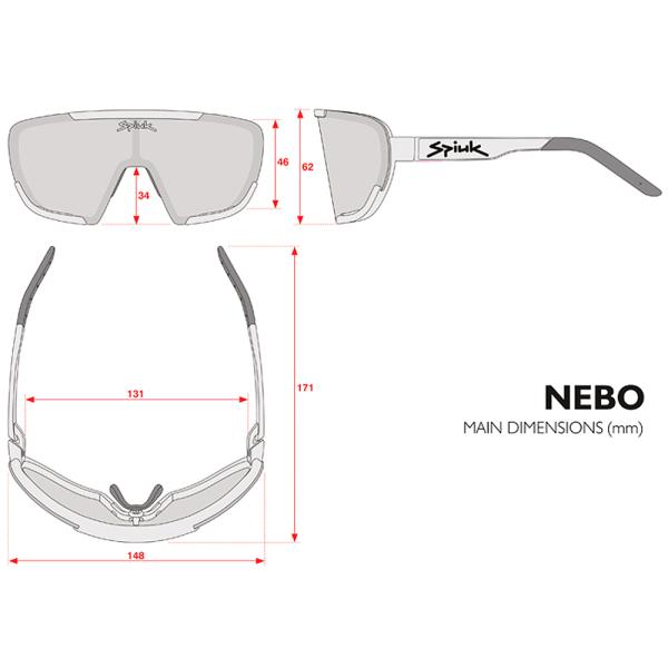 lunettes de soleil spiuk Nebo Antracita Lente Full Amarillo