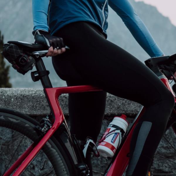 Dlouhé cyklistické kalhoty s ramínky q36-5 Light Mujer