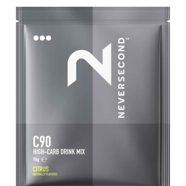 Mezcla de bebida energética neversecond C90 High-Carb Citrus Pack 8