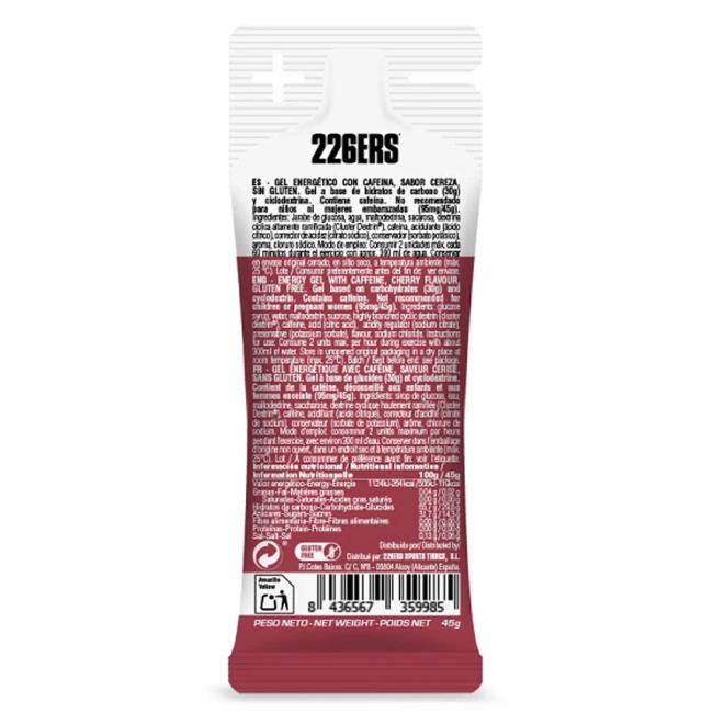 Energigel 226ers High Energy Gel Caffeine 45gr