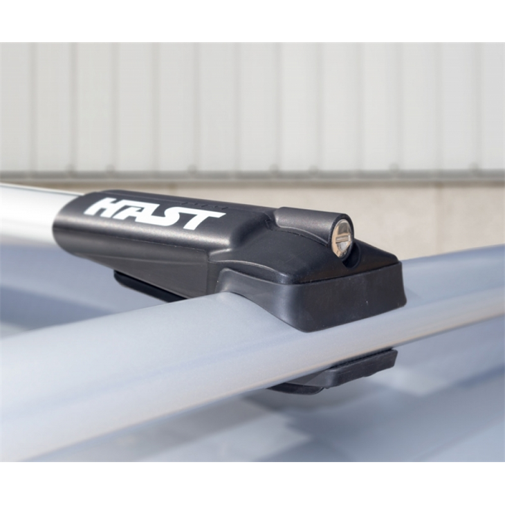hast Roof Rack Bar Railing H25 (1xH9 + 1xH7) Silver