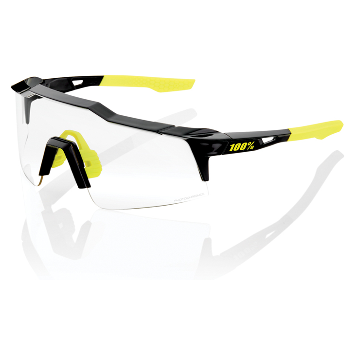100% Sunglasses Speedcraft SL Gloss Black / Photochromatic